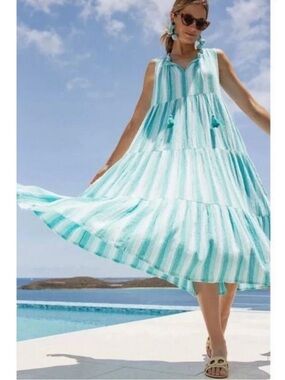 Tuckernuck Aquamarine Salty Paloma
Caftan Dress